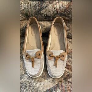 Sperry Top Sider Women’s Sz 7.5 M ,Beige/ Tan